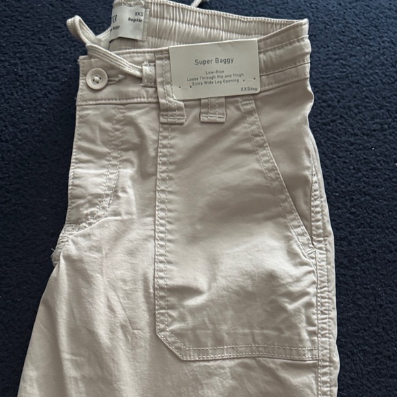 Hollister Women's Tan Wide Leg Pants - Picture 4 of 5